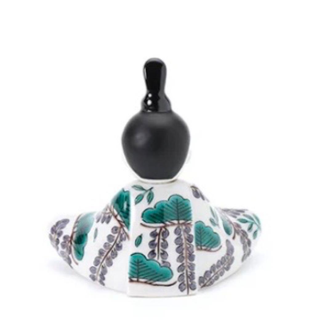 【ハコ】上出長右衛門窯 (九谷焼) 雛人形