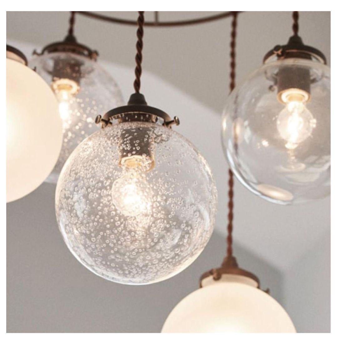 m*i様 超特価！新品未使用品　ペンダントライト バブル クリア フロスト ガラ