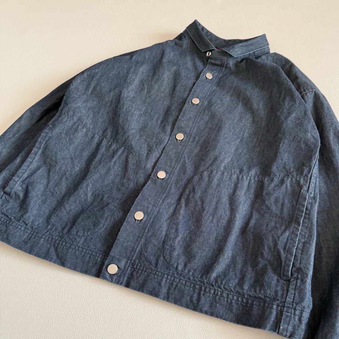 美品　パラスパレス　デニムジャケット　インディゴ　ムラ糸ダンガリー　完売品