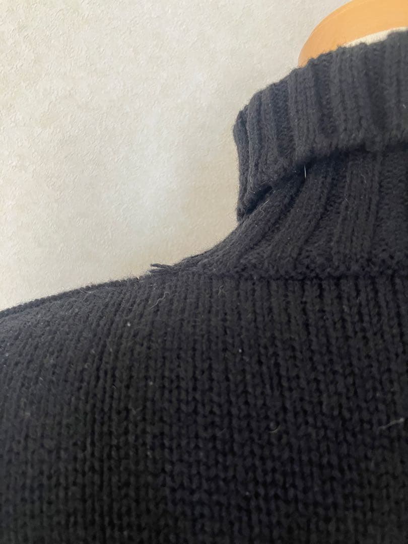 美品 DOLCE&GABBANA ドルガバ ニット タートルネック 黒 ブラック