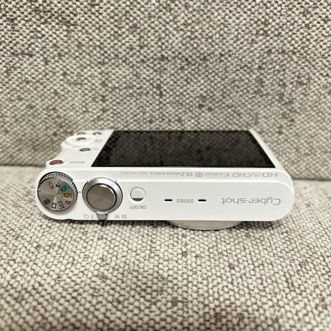 【美品】 SONY Cyber-shot ホワイト DSC-WX300 おまけ付