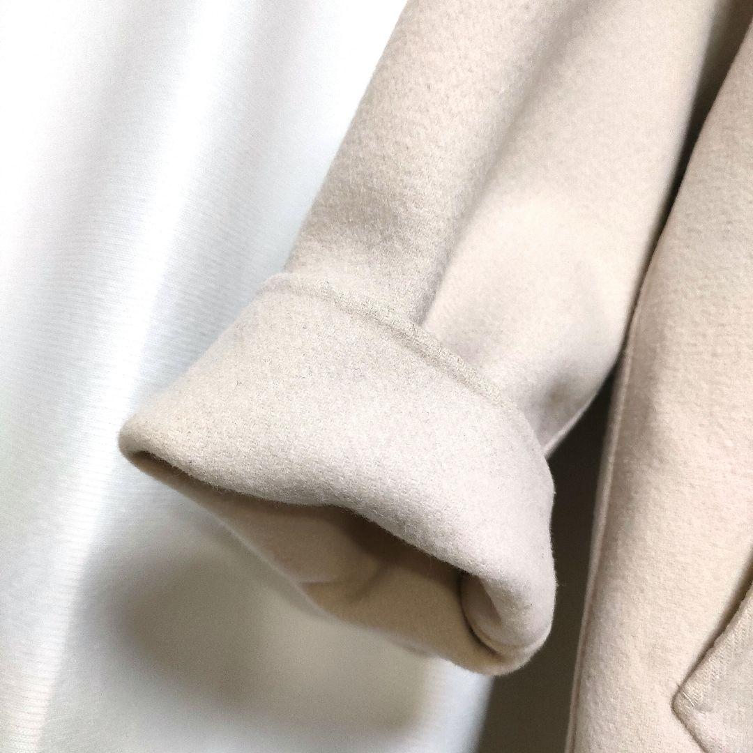 【状態良好】ロートレアモン ハーフ ウールリバーコート 38