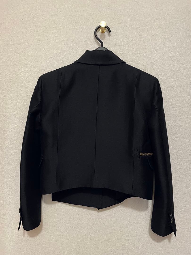 ☆新品同様☆大変お洒落なDSQUARED2 ブラック テーラードジャケット 38