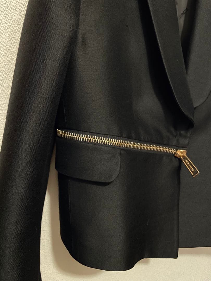 ☆新品同様☆大変お洒落なDSQUARED2 ブラック テーラードジャケット 38