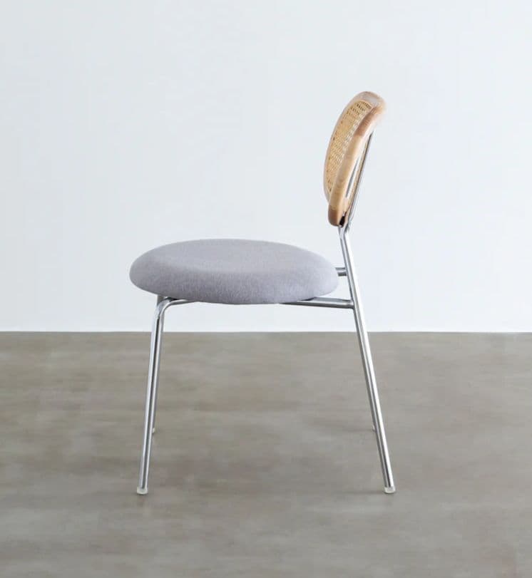 【送料無料・美品】KANADEMONO ラタン調 ダイニングチェア