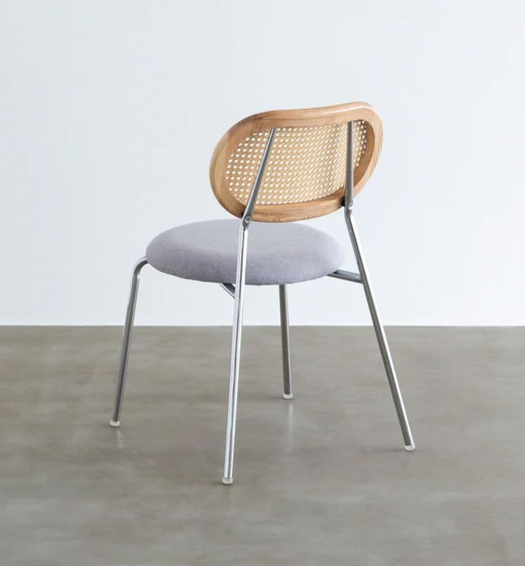 【送料無料・美品】KANADEMONO ラタン調 ダイニングチェア