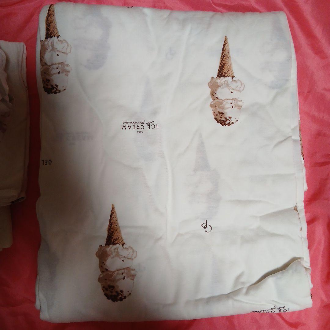 gelato pique　アイス柄　布団カバー3点セット (シングル)