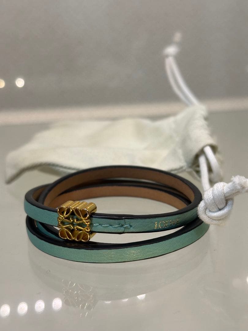 LOEWE ロエベ　ツイストバングル　カーフ