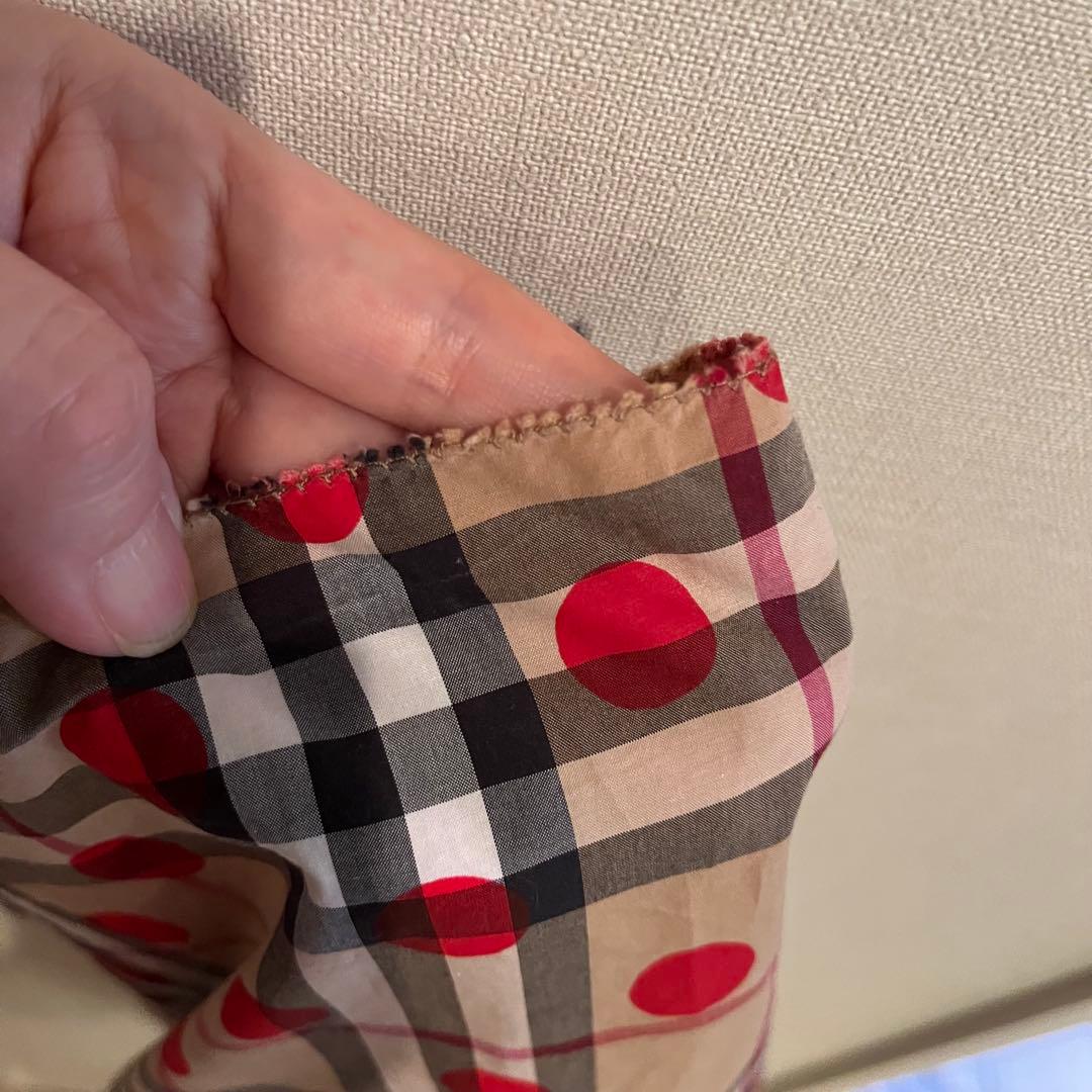 未使用　Burberry ポルカドット柄　ブラウス　6y 120㎝