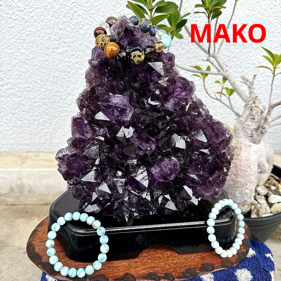 M1834☆アメジストクラスター4.8Kg☆ブラジル産☆天然石☆N51014