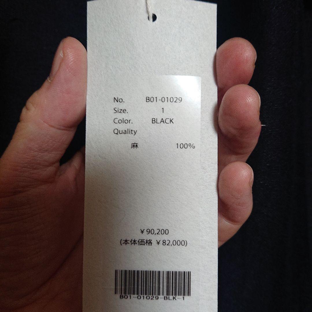 25SS COMOLI 　リネンサテン ノーカラージャケット