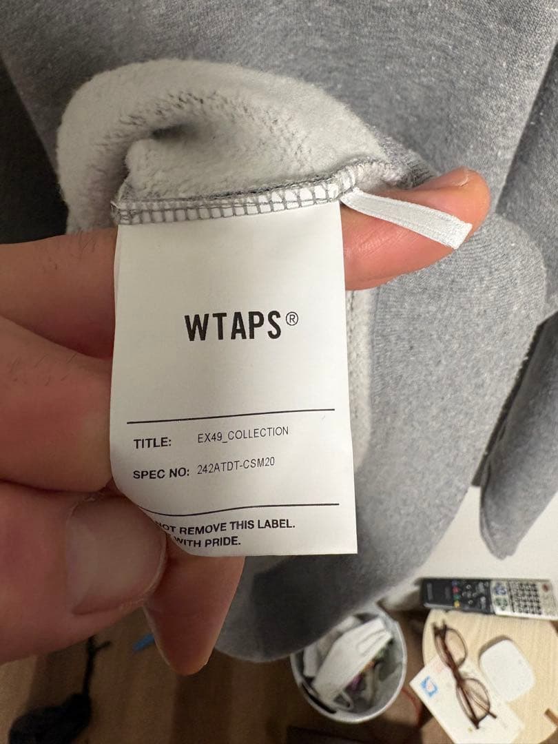 T*o様 wtaps 242ATDT-CSM20 グレー　03