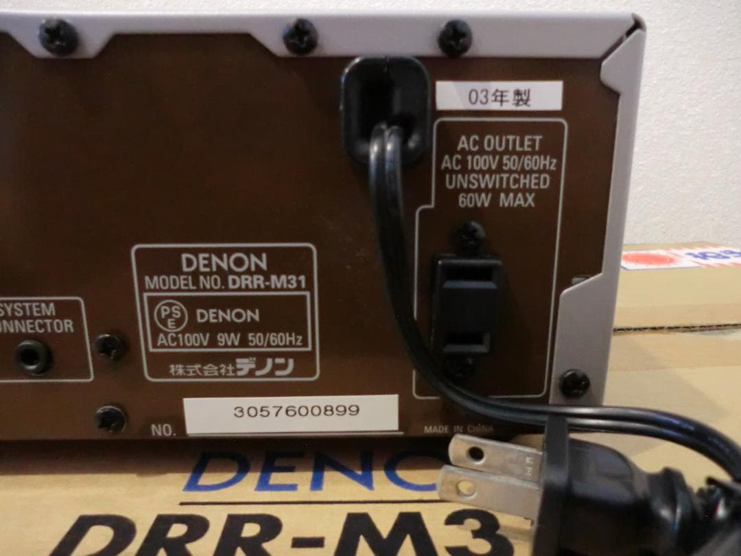 DENON デノン　カセットデッキ DRR-M31-S 【修復あり】