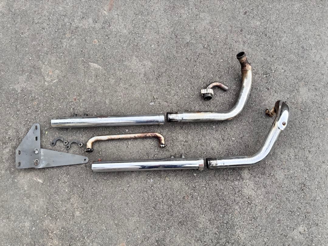 マグナ250 マフラー スラッシュカットマフラー ドラッグパイプマフラー