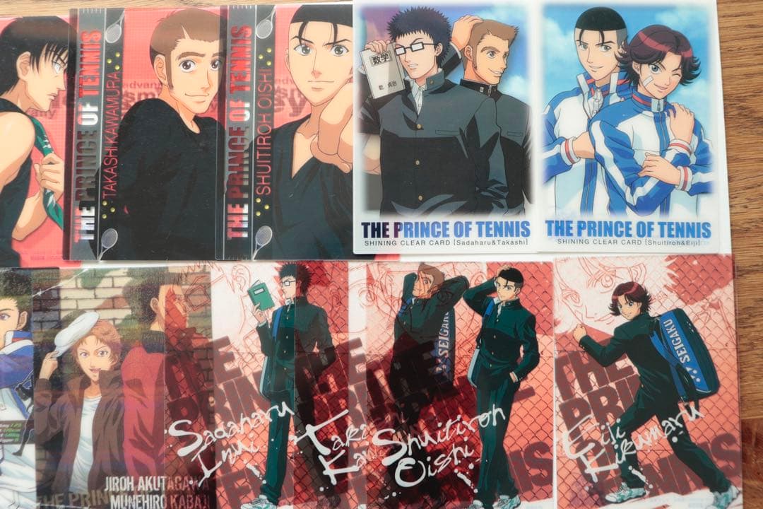 テニスの王子様　シャイニングクリアカード　トレカ　38枚セット