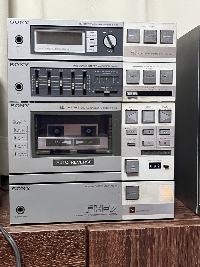 ソニー★FH-7★コンボシステム★ジャンク品★通電のみ