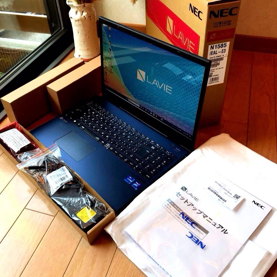 【ほぼ未使用】動作確認程度・美品N1585/EAL(新品M.2SSD 1TB)