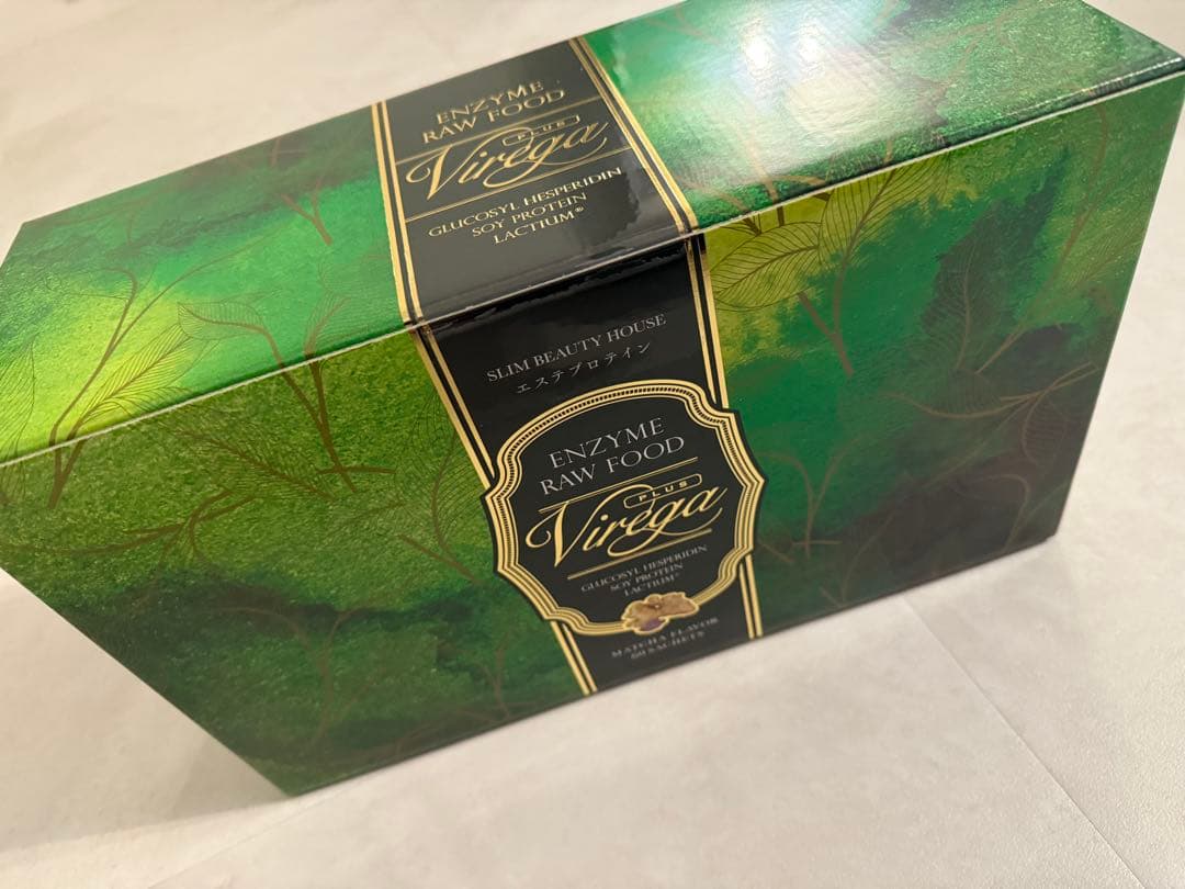 新品未開封 スリムビューティハウスエンザイムローフードビレガ1箱 抹茶ラテ味