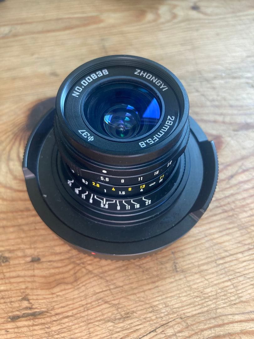 中一光学TOURIST 28mm F5.6 FUJIFILM GFX Gマウント