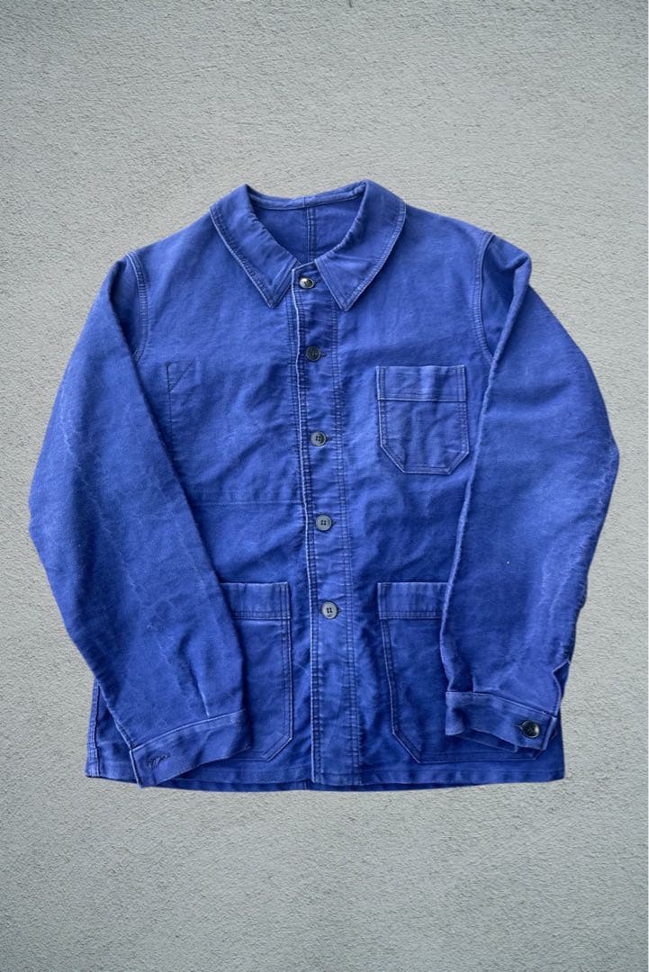 60s〜 EURO VINTAGE モールスキン カバーオール フレンチワーク