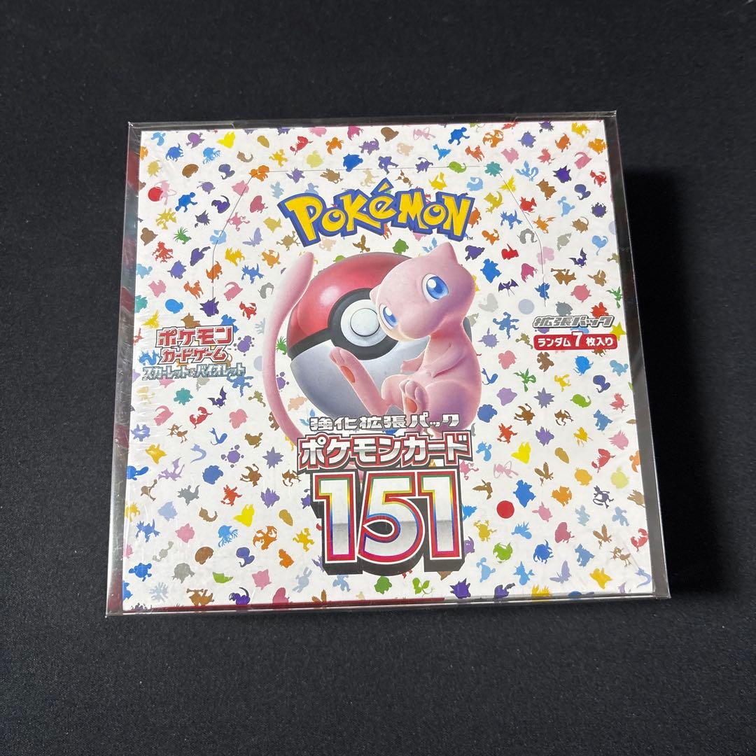 ポケモンカード151 シュリンク付き新品未開封 1box