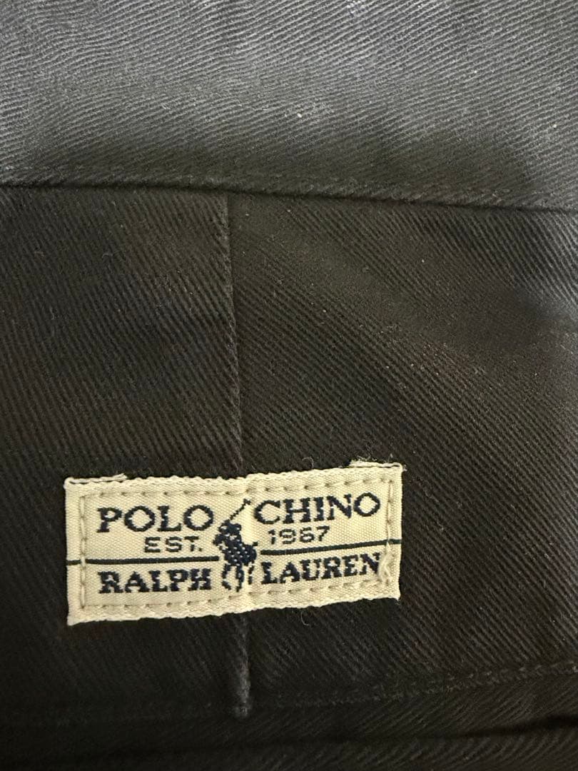 90s　ポロラルフローレン　ポロチノ　ブラック　ANDREW PANT