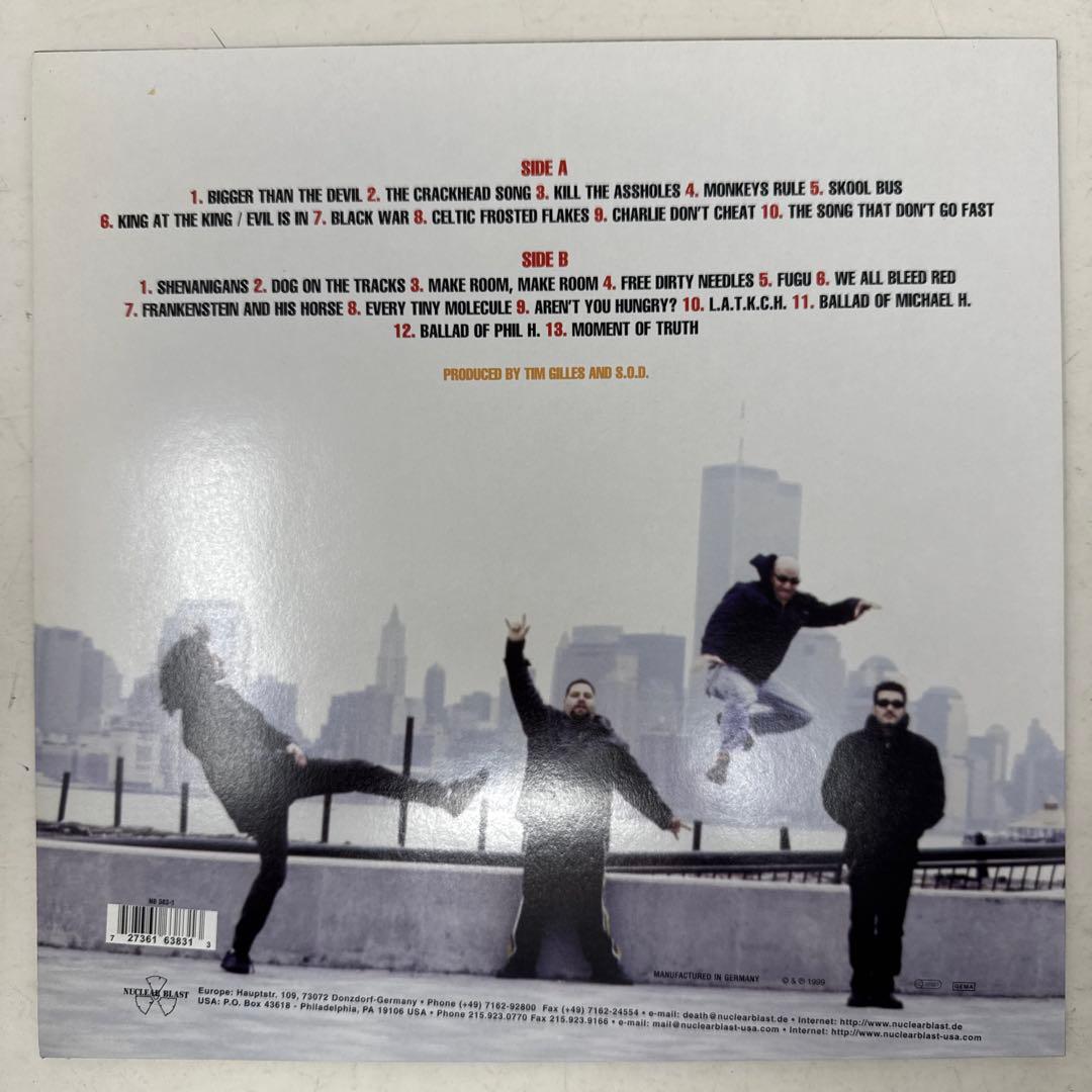 激レア S.O.D. / Bigger Than the Devil レコード