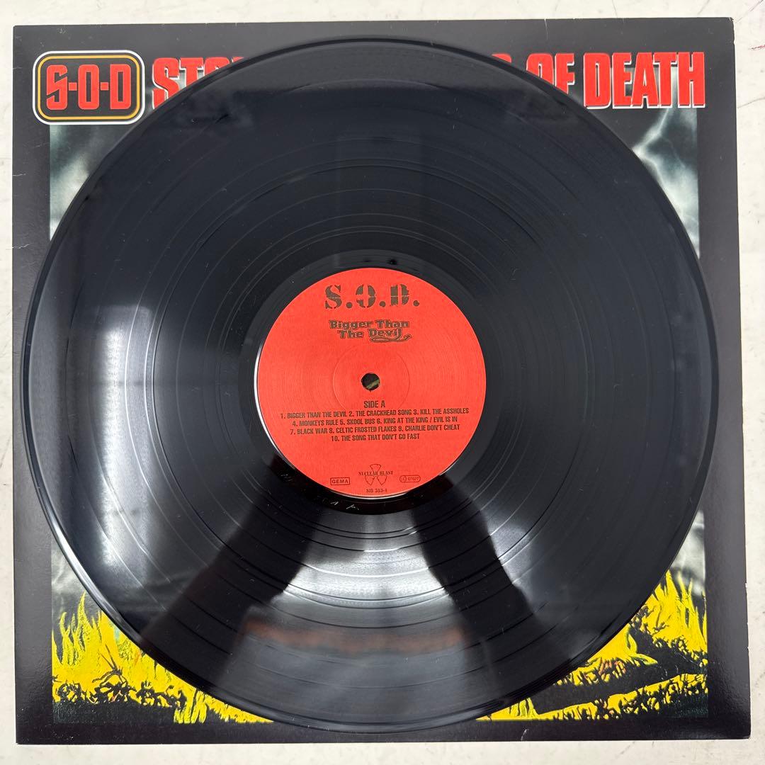 激レア S.O.D. / Bigger Than the Devil レコード