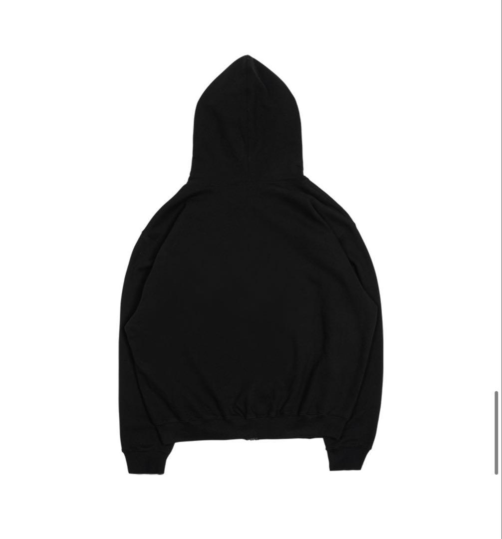 トップス nugu / TCM at hooded zip-up (black)