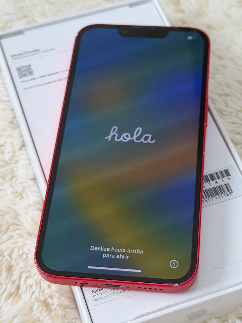 iPhone 14 レッド 128GB 本体のみ バッテリー80%