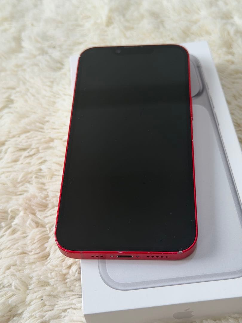iPhone 14 レッド 128GB 本体のみ バッテリー80%
