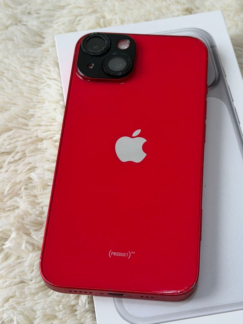 iPhone 14 レッド 128GB 本体のみ バッテリー80%