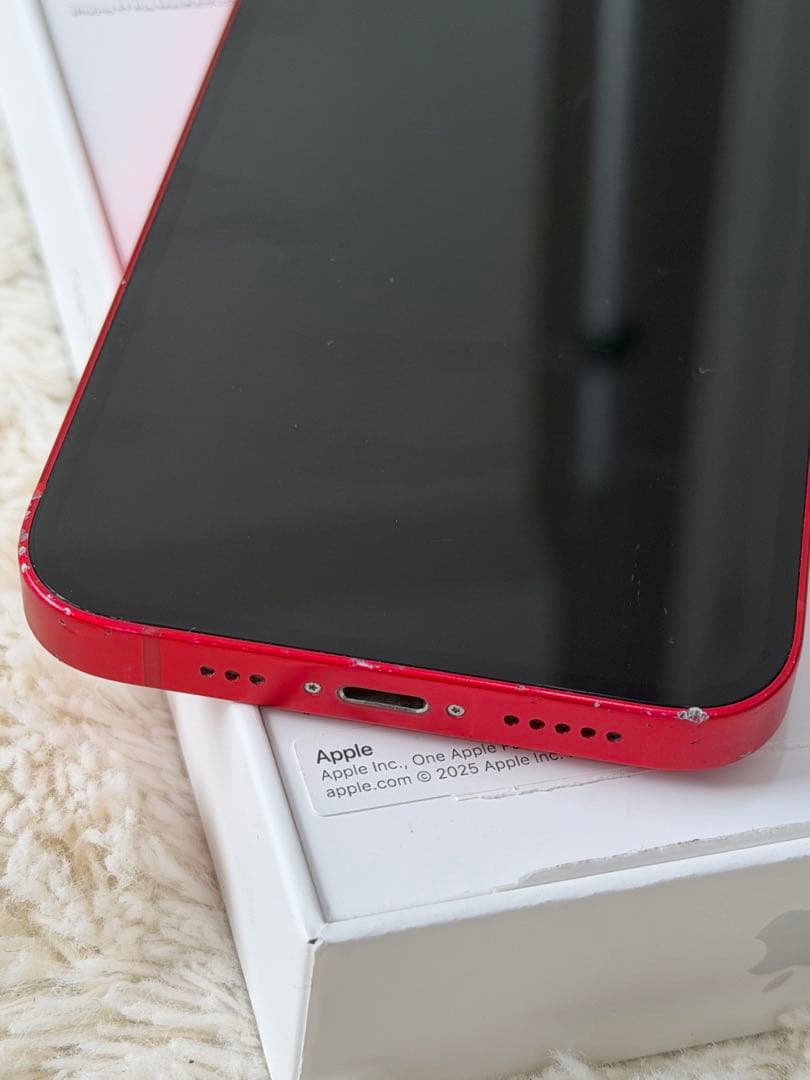 iPhone 14 レッド 128GB 本体のみ バッテリー80%
