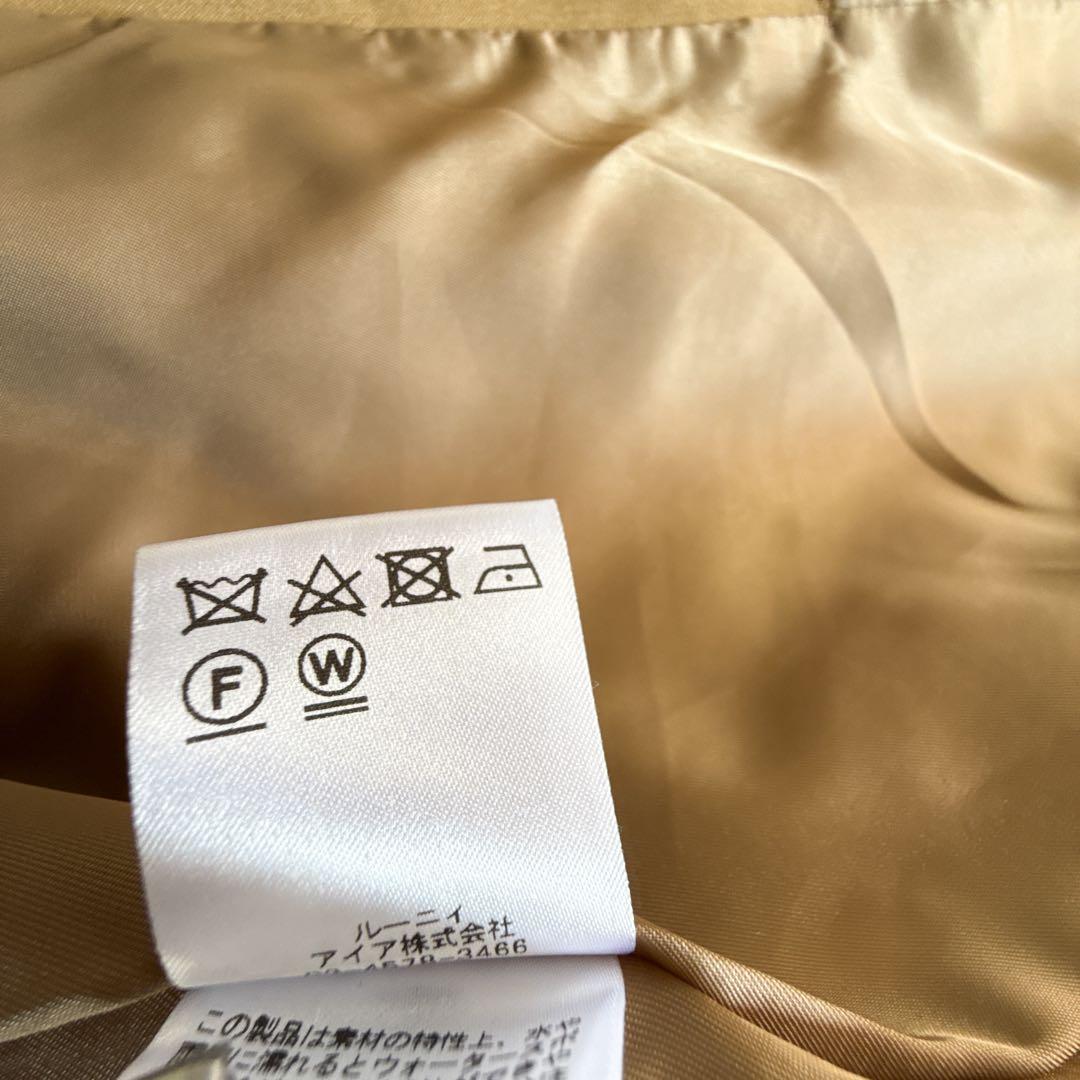 極美品 LOUNIE ダブルテーラードジャケット 金ボタン ベージュ Lサイズ