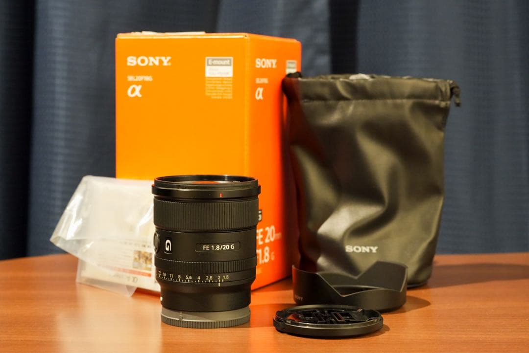 【美品】SONY FE 20mm f1.8 G 単焦点レンズ