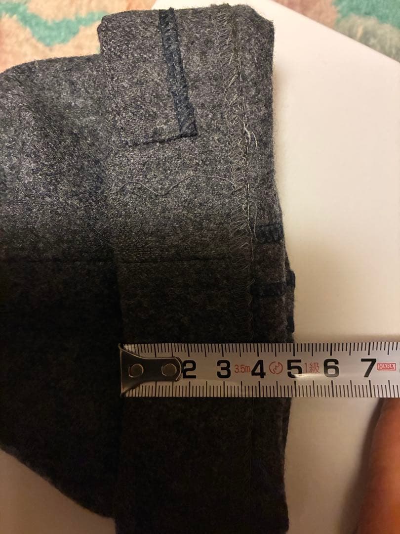 GERMANO ジェルマーノ　ダークグレー プリーツ入りスラックス