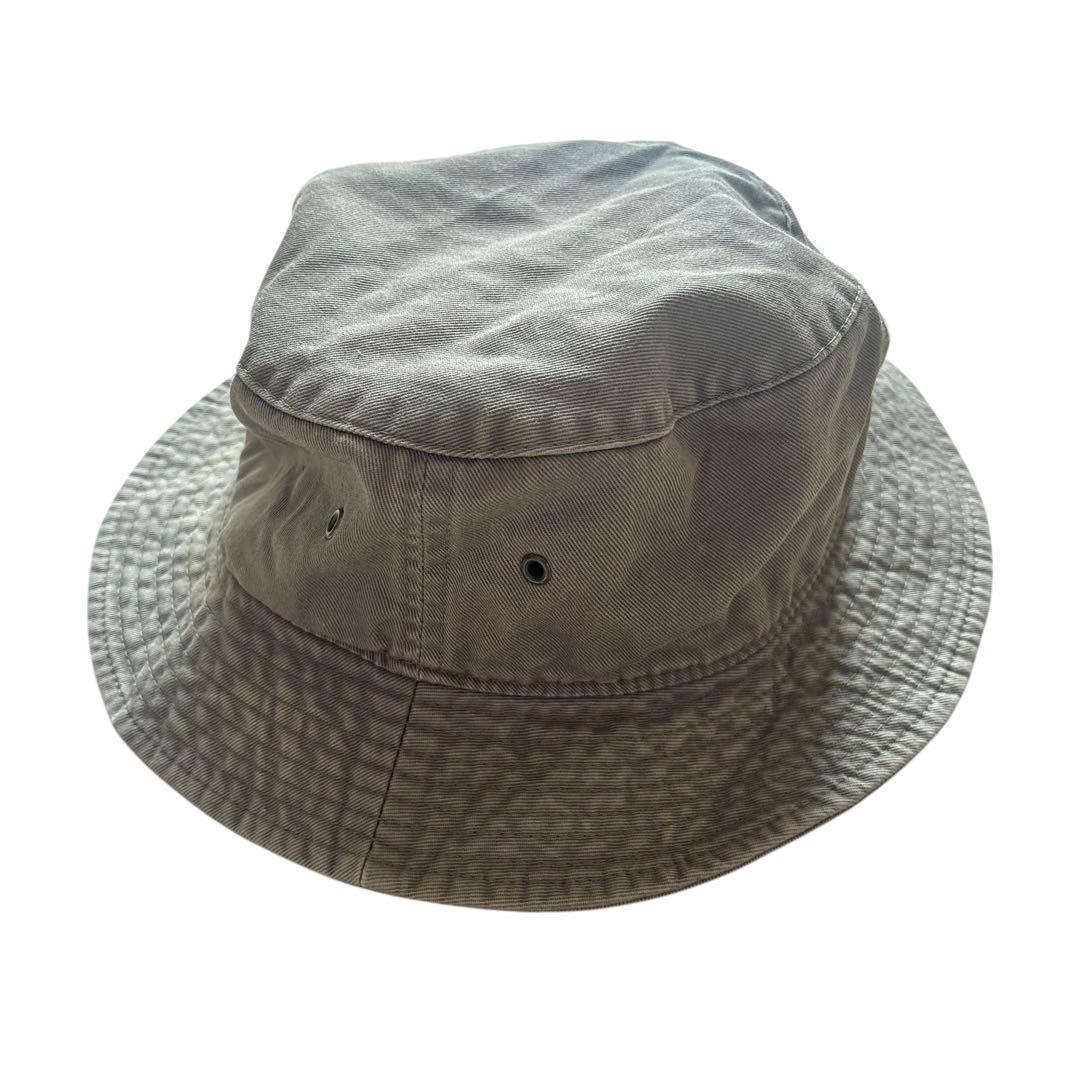 90s old stussy オールドステューシー　バケットハット　カーキ