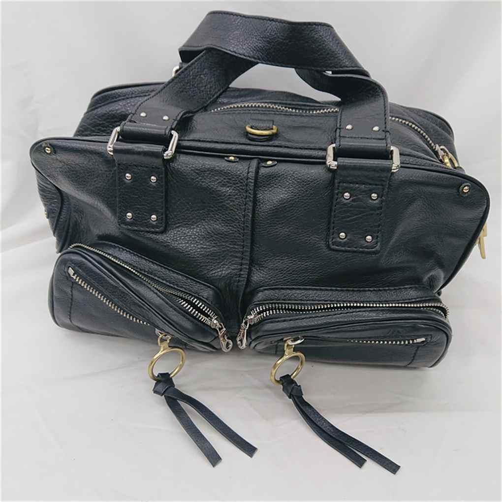 ■クロエ パディントン レザー ボストンバッグ ブラック系 イタリア製