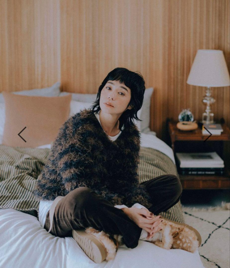 ニコアンド　オリジナルフェイクムートンモカシンブーツ　M ※初期不良あり。