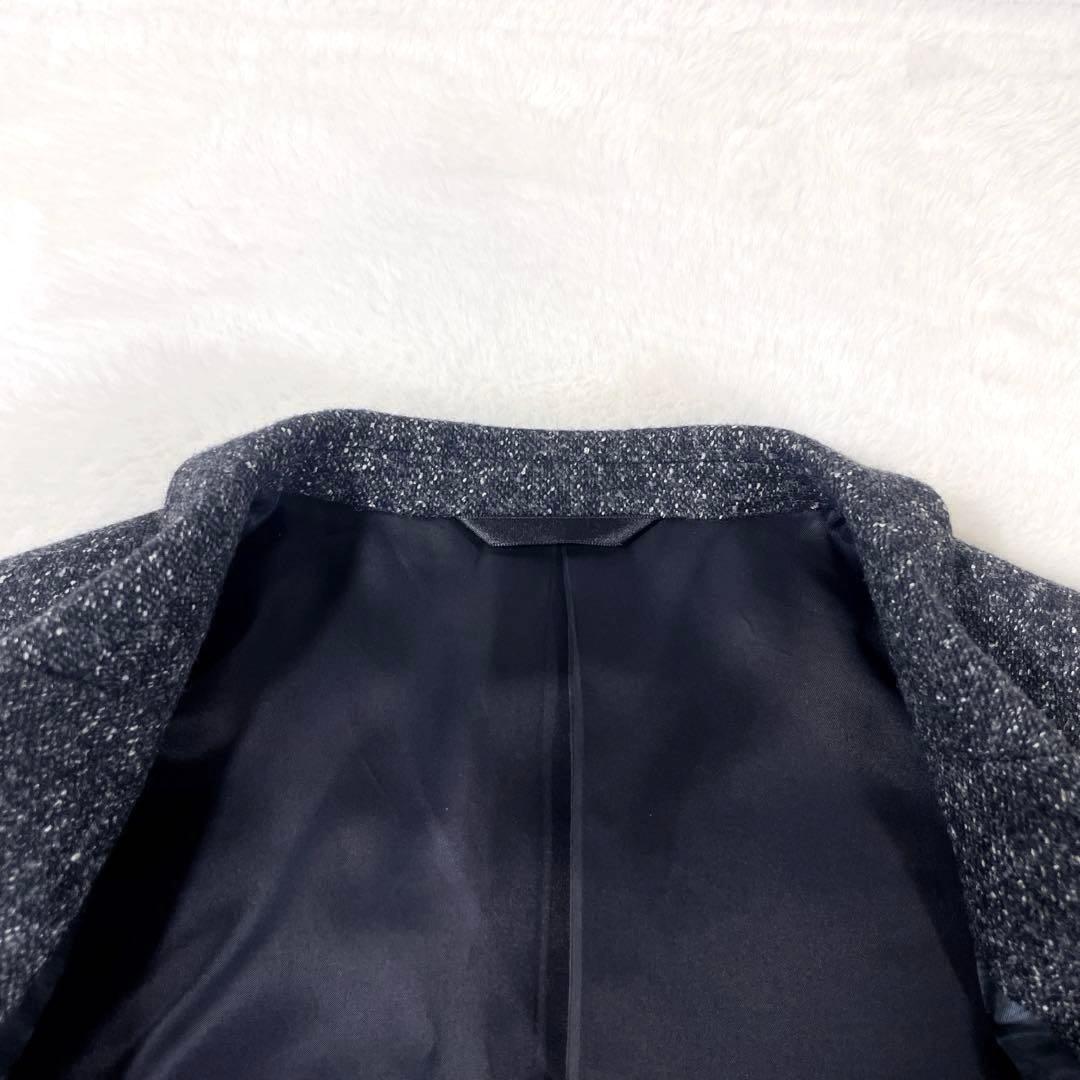 美品 ポールスミス ウールシルク M ホームスパン生地 テーラードジャケット