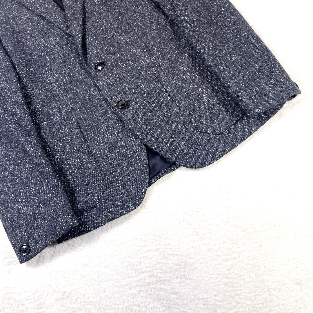 美品 ポールスミス ウールシルク M ホームスパン生地 テーラードジャケット