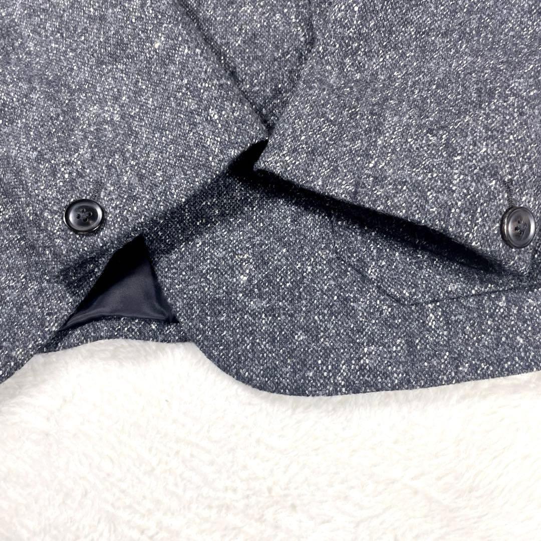 美品 ポールスミス ウールシルク M ホームスパン生地 テーラードジャケット