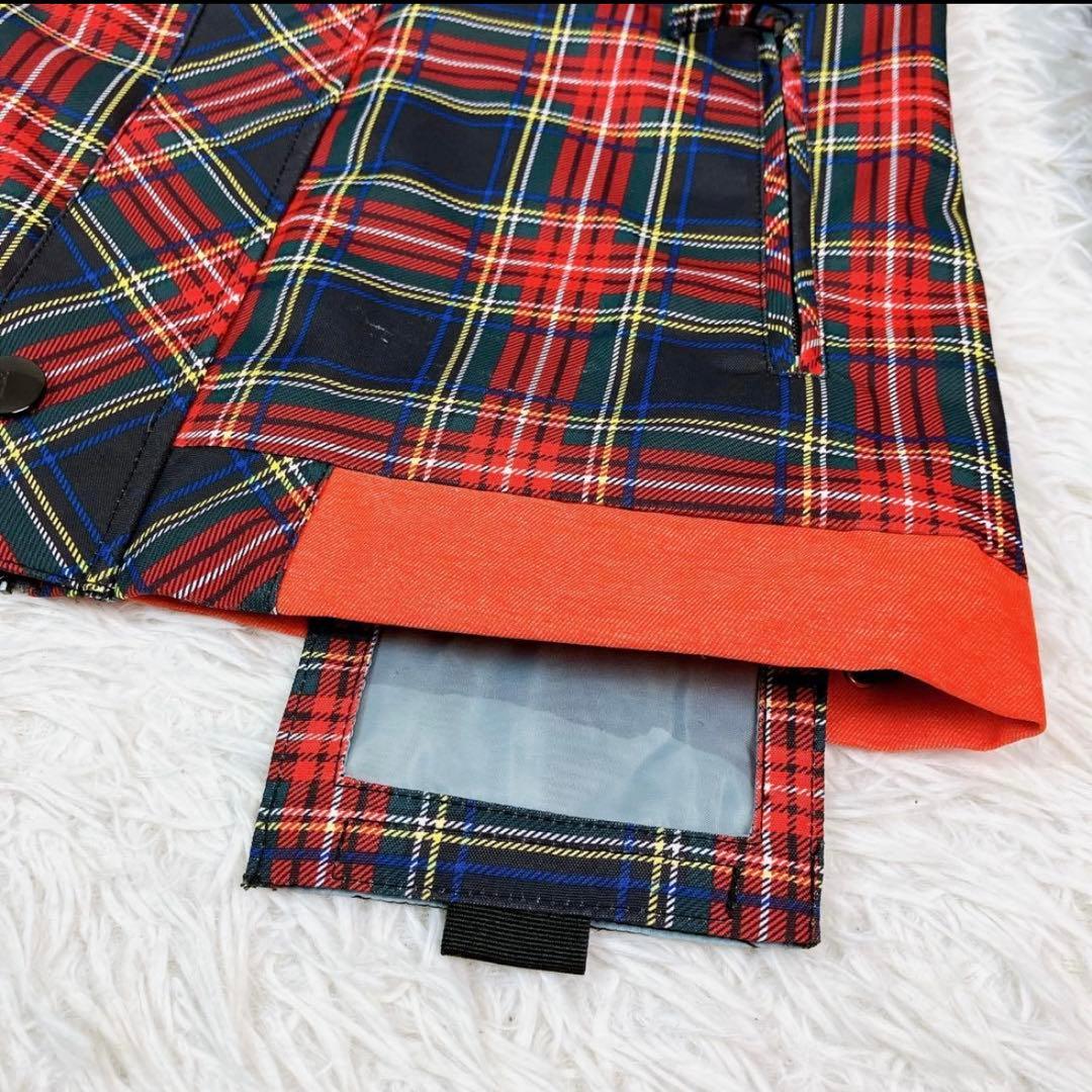 55【極美品】JEWEL スノボウェア 上下セット タータンチェック