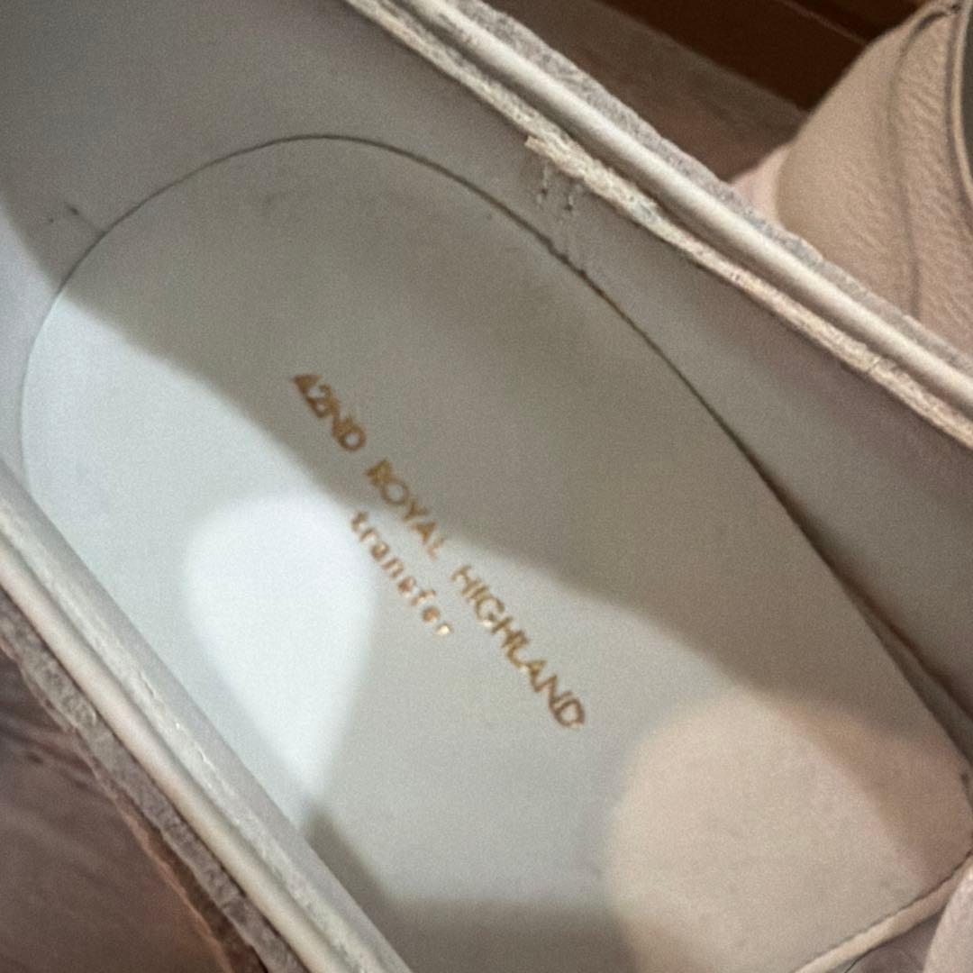 42ND  HIGHLAND Uチップ　白　41