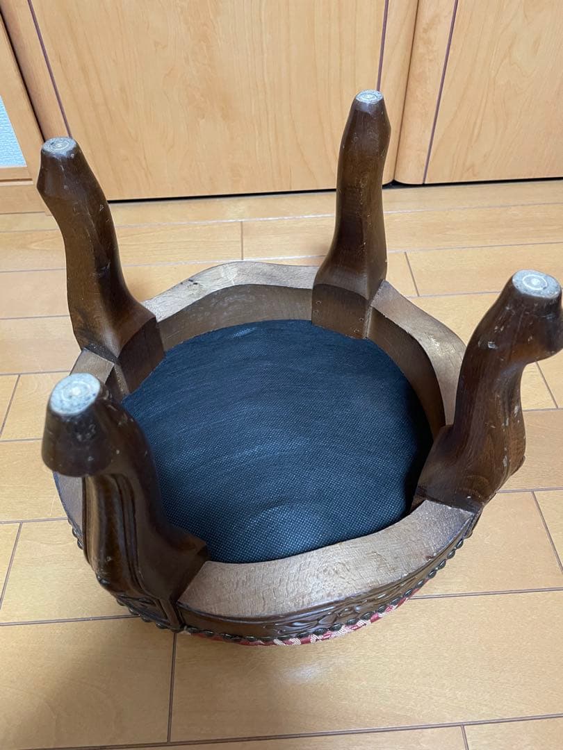 アンティーク　スツール　オットマン