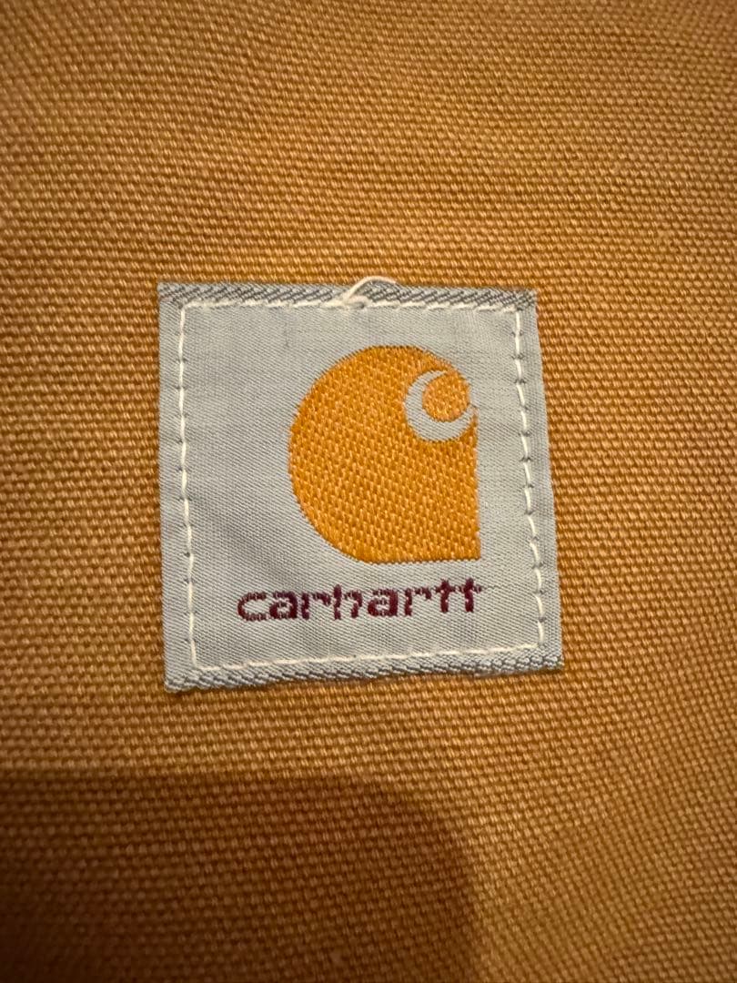 専用 カーハート ダックベスト ベスト XLサイズ ベージュ 古着 フェード