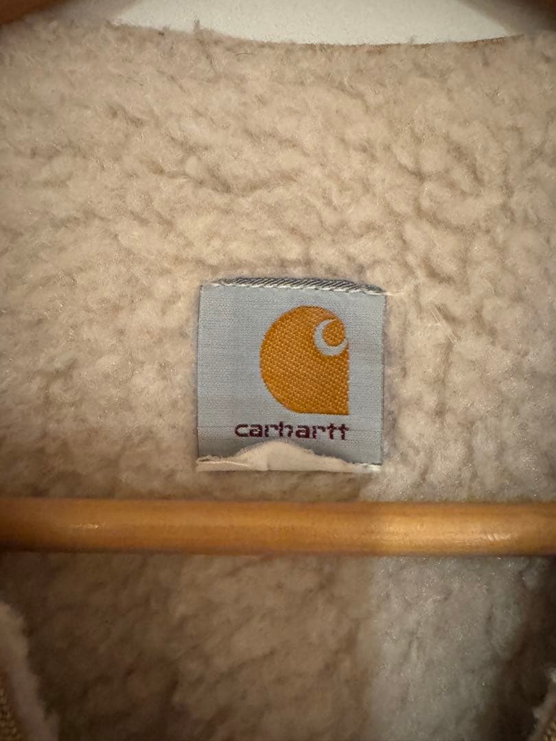 専用 カーハート ダックベスト ベスト XLサイズ ベージュ 古着 フェード
