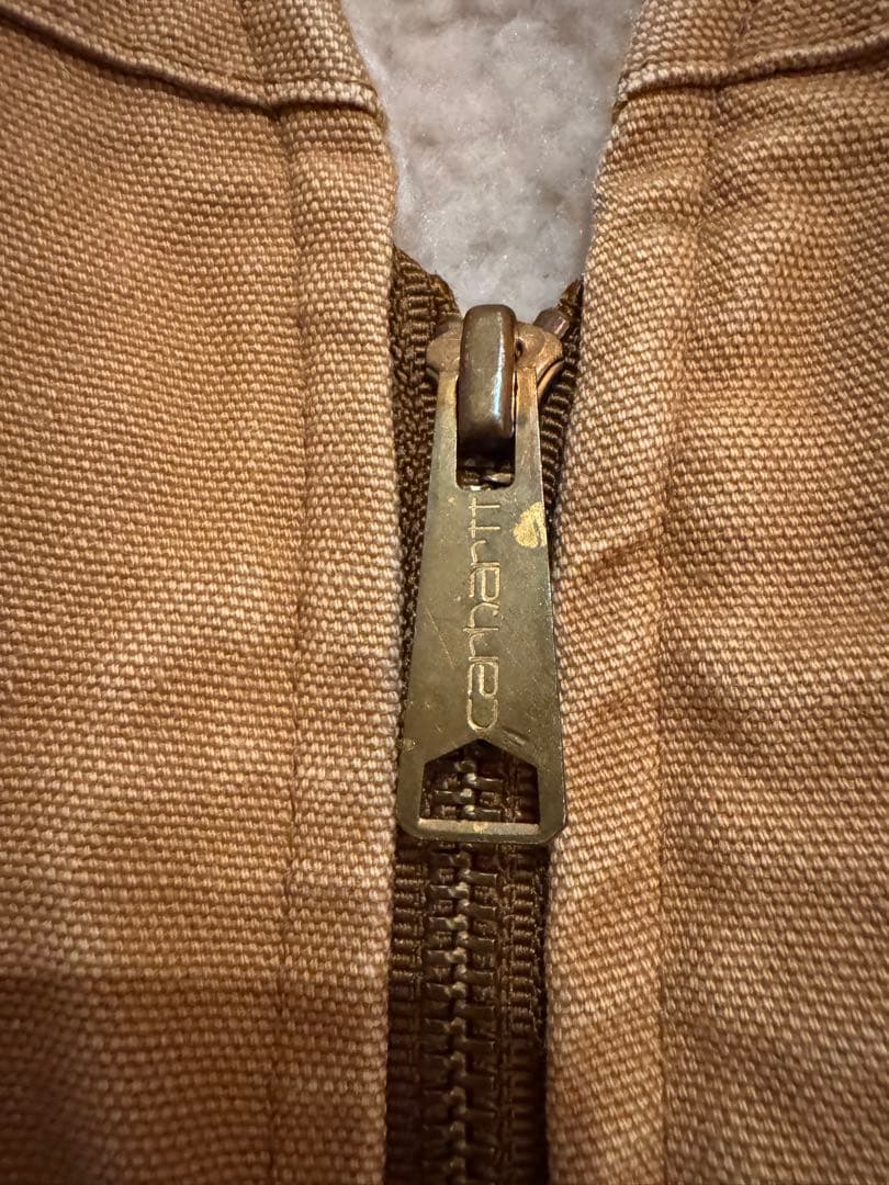 専用 カーハート ダックベスト ベスト XLサイズ ベージュ 古着 フェード