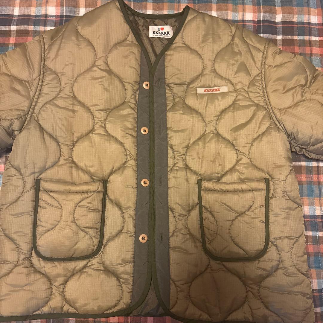 ジヨン着用　kkkkkkキルティングジャケット　即購入可能