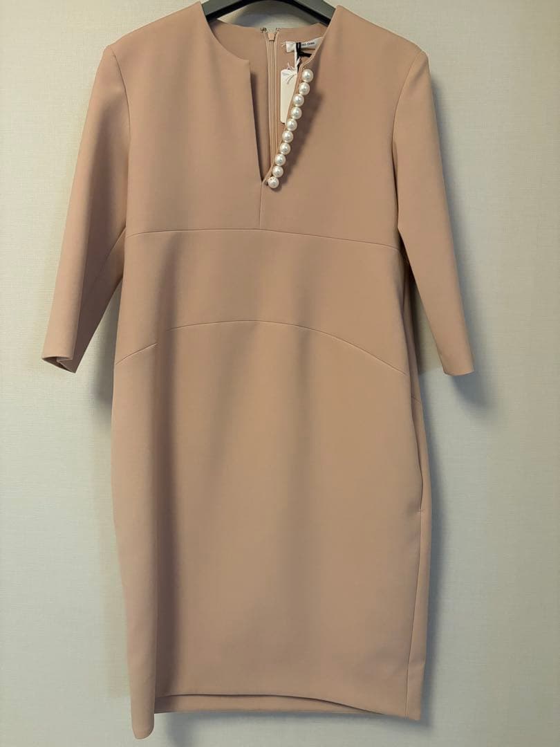 百貨店購入 新品タグ付 ヨーコチャン YOKO CHAN パールワンピース 38